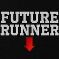 thumbnail image 2 of CafePress - FUTURE RUNNER Maternity T Shirt - Maternity Dark T-Shirt, 2 of 3