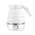 thumbnail image 1 of Travel Foldable Electric Kettle, 800W Fast Boiling, Portable Silicone Kettle,600ml, 110V,US Plug,1 * Folding electric kettle 1 * power cord 1 * Storage bag 1 * English manual, 1 of 6