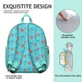 thumbnail image 5 of Mermaid Starfish Student Backpack – Beach Seashells Seahorse Fish Creatures Ocean Anchor Sea Marine Coral Tropical Seaside Nautical Summer Sand Vintage Design, 5 of 6