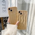thumbnail image 4 of ORUYROP Designed for iPhone 13 Pro Case,Water Ripple Pattern Curly Wave Frame Soft Cute Phone Cover for Men Women Girls（iPhone 13 Pro,Yellow）, 4 of 7