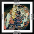 thumbnail image 5 of Art.com The Maiden, 1913 Giclee Print by Gustav Klimt, Black Frame Wall Art, 38" x 38", 5 of 5