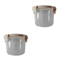 thumbnail image 4 of Bewildely Hebilla de plástico PP transparente, latas selladas, soportes redondos para tanque de almacenamiento de cereales, contenedores de cocina Type7 NO7 Bewildely CBP055775, 4 of 5