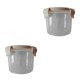 thumbnail image 3 of Advancent Hebilla de plástico PP transparente, latas selladas, soportes redondos para tanque de almacenamiento de cereales, contenedores de cocina Type3 NO3 Advancent CBP055775, 3 of 5