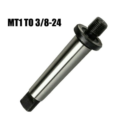 

Yannee MT1 TO 3/8-24 DRILL CHUCK ARBOR MT1 SHANK TO JACOBS TAPER 3/8-24 ADAPTOR