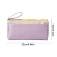 thumbnail image 4 of Large Capacity Pencil Case, Double Layer Stationery Organizer for Office Professionals, Big Storage Pen Pouch with 2 Compartments, Durable Cloth Portfolio Bag for College Students, 8.6 Inch, Lazyguy, 4 of 7