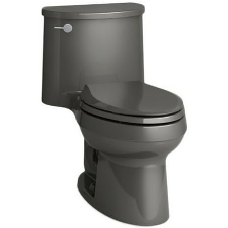Kohler Adair Comfort Height one-piece elongated toilet, Thunder Grey