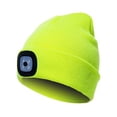thumbnail image 3 of Viworld Viworld LED Beanie Hat with Light,Unisex USB Rechargeable Hands Free 4 LED Headlamp Cap Winter Knitted Night Lighted Hat Flashlight Women Men Gifts for Dad Him Husband, 3 of 6