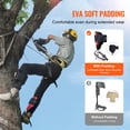 thumbnail image 3 of VEVOR Piquets d'Escalade d'Arbres Équipement d'Arboriste en Aluminium Rouge, 3 of 9