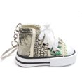 thumbnail image 3 of PDTXCLS HOMIEBUDS Favorict Canvas Mini Sneaker Shoe Keychain Keyring (Pack 12, 100 Dollar), 3 of 4
