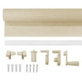 thumbnail image 4 of Lumi Light Filtering Cordless Slow Release Fabric Roller Shade 73" x72", Linen, 4 of 6