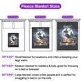 thumbnail image 5 of Happy Halloween Scottish Terrier Witch Pumpkins Bats Cozy Fleece Blanket Scottie Dog Lover Gifts Warm Soft Throw Blanket - 13012, 5 of 5