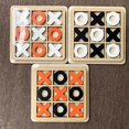 thumbnail image 1 of Juego de mesa de batalla informal de ajedrez de tres en raya XO Triple Connect Well, puesto callejero, juguetes de madera, 1 of 5