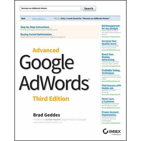 Pre-Owned Advanced Google Adwords (Paperback) 111881956X 9781118819562