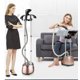 thumbnail image 2 of Steamer for Clothes, 2000W Standing Garment Steamer with Stainless Steel Steam Nozzle, 2.5L Water Tank for 70 mins Continuous Steaming, 25s Heat-up Wrinkle Remover, Adjustable Pole for Storage (B ), 2 of 5