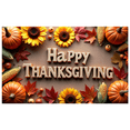 thumbnail image 3 of LUUFILx Thanksgiving Banner Autumn Harvest Pumpkin Scene Background Photography Props Happy Thanksgiving Holiday Party Decorations Backdrop Welcome Banner, 3 of 8