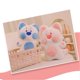 thumbnail image 3 of DuDu Cat Plush Doll Cute Cartoon PP Cotton Stuffed Soft Cat Doll for Girlfriend Kids Pink White 40cm/15.7in (Approx. 0.3kg/0.7lb), 3 of 4