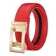 thumbnail image 5 of Cinturón de cuero automático para mujer | Cinturón de doble cara ajustable sin agujeros | Hebilla de oro de aleación de moda | 3,5 cm de ancho | Varias tallas S-XXL | Para Trajes, Vaqueros, Vestidos, 5 of 7