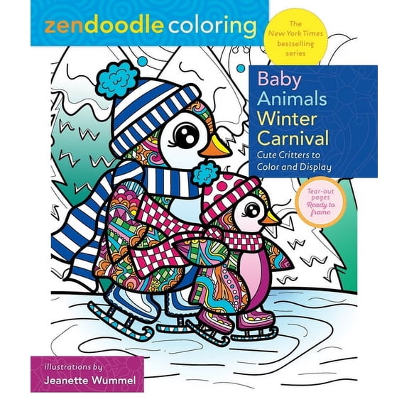 ZD Baby Animal Winter Carnival: Snow Day Fun to Color and Di