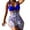 Blue, variant on JDEFEG 3 Piece Swimsuits for Women Skirt Women Fashion Strap Wrap Pad High Waist Prints Bikini Set Swimsuit Thong Swimwear Bathing Suit Tank Top Gepolstert Blue Xl