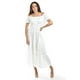 thumbnail image 1 of Vestido campesino Roman Fashion /Tallas Extras, 022 (Blanco) blanco M, 1 of 5