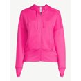 thumbnail image 6 of Sofia Active by Sofia Vergara Women's Ribbed Zip Fleece Hoodie, 6 of 6