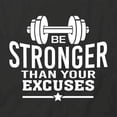 thumbnail image 2 of Be Stronger T-Shirt | Motivational Quote Black Tee Gift, 2 of 5