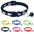 thumbnail image 2 of CHOK 1.0 Collier Cloche Patch Os de Poisson Collier pour Chien Chat, 2 of 7