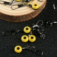 thumbnail image 4 of Ruedas giratorias 177 unids Kit de Accesorios de Pesca Manivela Ganchos Plumas Swivels Snaps Conecto Tomshoo Ruedas giratorias, 4 of 7