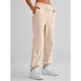 thumbnail image 4 of Pantalones deportivos AUTOMET para mujer con parte inferior ceñida, color albaricoque, XXL, 4 of 6