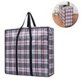 thumbnail image 2 of 150g extra grande 70*70*30pp bolsa tejida a cuadros - cuadros negros MFZFUKR 2035385-2, 2 of 9