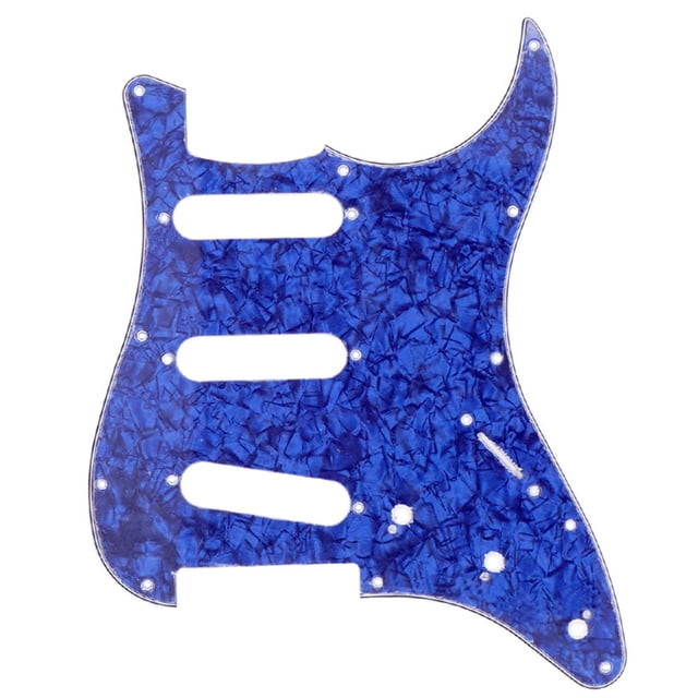 11 Holes Colorful Celluloid Guitar Pickguard Scratch Plate for Strat Guitars SSS