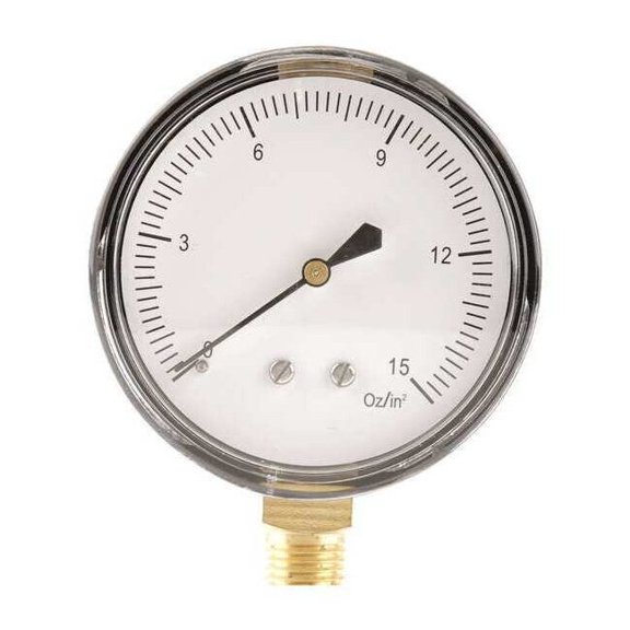 Manufacturer Varies Press Gauge,Low Press Diaphragm,2-1/2 In 18C777