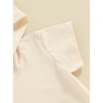 thumbnail image 6 of Suealasg Toddler Baby Girl Summer Outfits Short Sleeve Hooded T-shirt and Elastic Shorts 2Pcs Clothes Set for Girl, 6 of 9