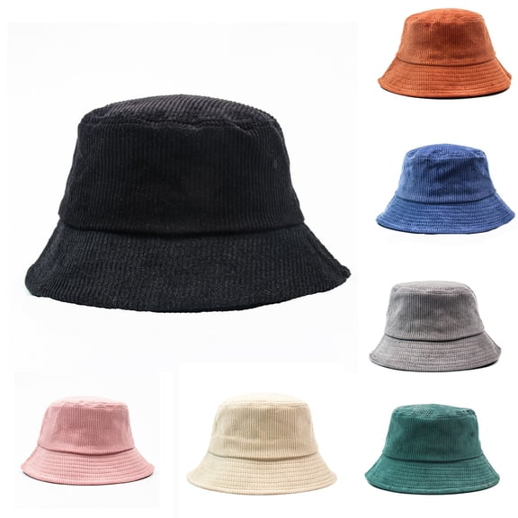 Summer Sales Under $5 Blue Bucket Hats for Women GIJNRIUIUA Women Men Winter Fashion Sport Color Bucket Hats Hairball Raccoon Warm Ski Cap Trim Hat Warm Cap Cowboy Hat