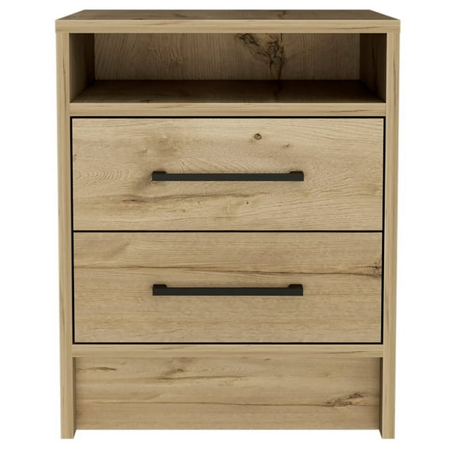 TUHOME Eter Table de Nuit Tables de Nuit en Bois d'Ingénierie en Beige