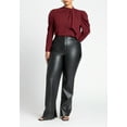 thumbnail image 3 of ELOQUII Women's Plus Size Drape Front Blouse, 3 of 6