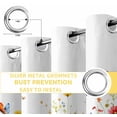 thumbnail image 6 of Spring Floral Blackout Curtains for Bedroom/Living Room, Thermal Insulated Kitchen Curtains, Botanical Colorful Summer Grommet Darkening Window Treatment Drapes 52"x63"x2, 6 of 8