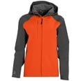 thumbnail image 3 of Holloway Sportswear XS Womens Raider Softshell Jacket Carbon Print/Orange 229357, 3 of 4