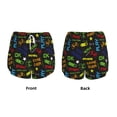 thumbnail image 6 of Goofa Pixel Game Printed Women 2 in 1 Running Shorts,Quick Dry Athletic Workout Shorts,High Waisted Athletic Shorts with Liner Pockets-XX-Large, 6 of 9