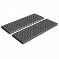 thumbnail image 1 of Black and White Bench Cushion Set of 2, Geometric Op Art Pattern Unusual Checked Optical Illusion Effect Modern, Standard Size Foam Pad and Decorative Cover, Black White, by Ambesonne, 1 of 4