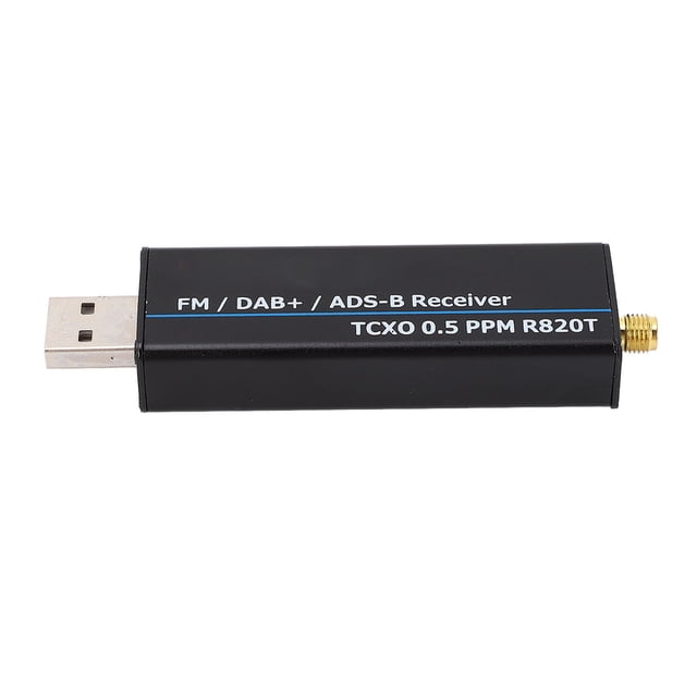 Receptor RTL SDR, 100kHz A 1766MHz RTL SDR MODES MULTI 0.5 PPM TCXO Para Banda de Avión