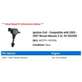 thumbnail image 2 of Ignition Coil - Compatible with 2003 - 2007 Nissan Murano 3.5L V6 VQ35DE 2004 2005 2006, 2 of 2