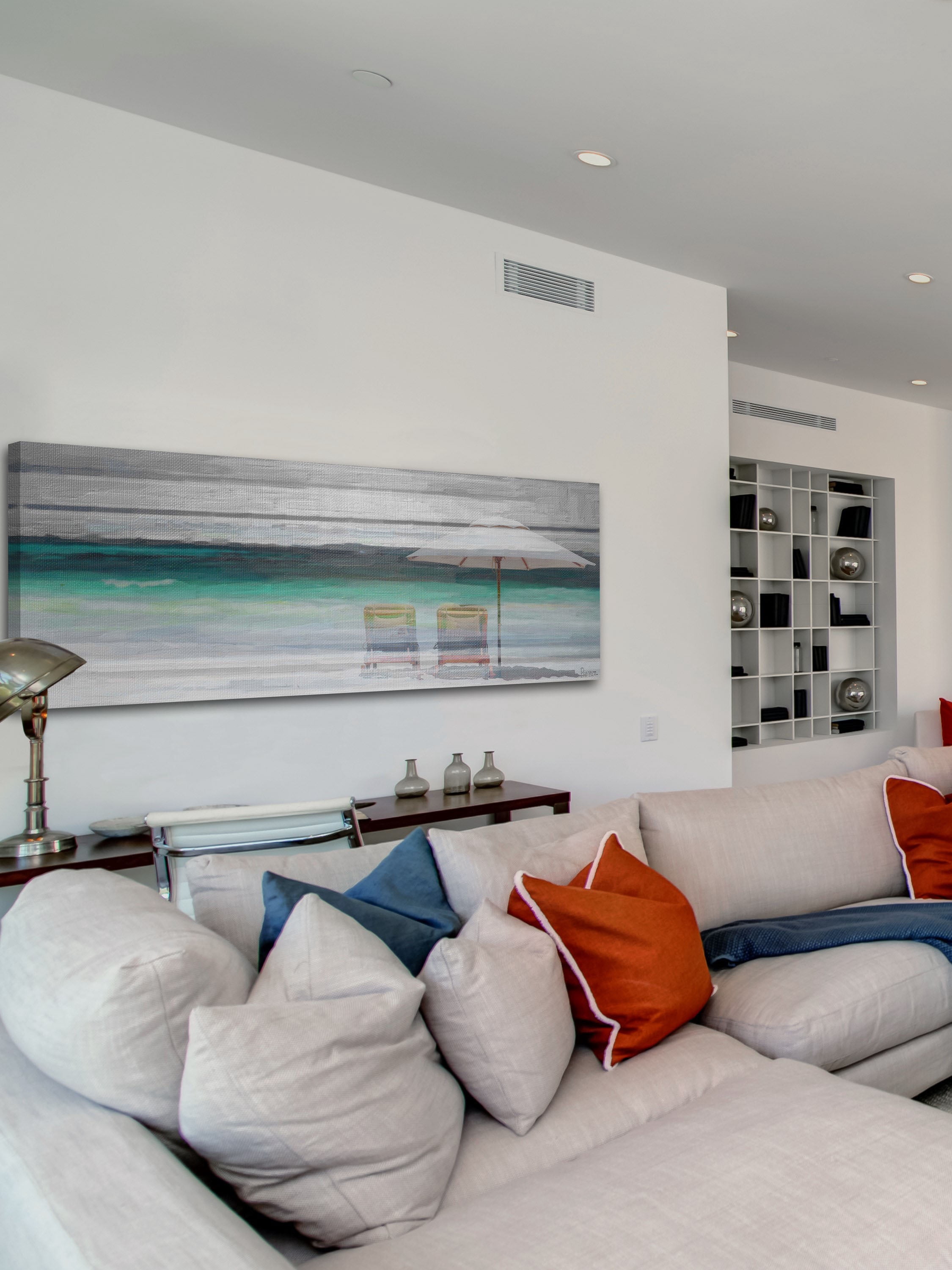 Parvez Taj By the Beach Canvas Wall Art