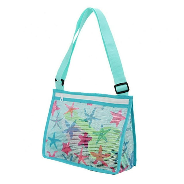 Beach Seashell Bag Mesh Shell Bags for Picking Up Shells, Kids Beach