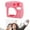 Pink, variant on Instant Camera Silicone Protective Case, Fit for SE Wear Fall Resistant, DSLR SLR Mirrorless Camera Case Shockproof Photography Camera Backpack with Tripod Holder