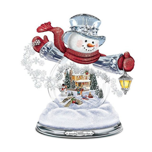 Pegatinas de ventana de árbol de Navidad, escultura giratoria, decoración de tren, decoraciones navideñas, muebles para el hogar de invierno, 2023