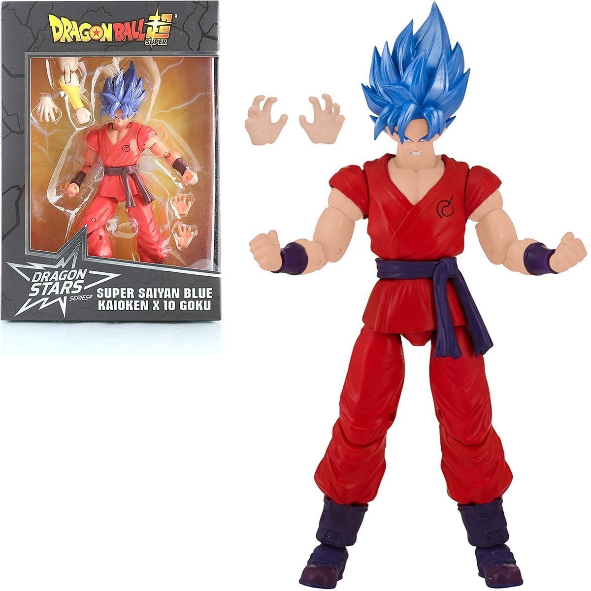Figura de Coleccion Banpresto Dragon Stars Dragon Ball Super Super Saiyajin  Blue Goku Kaio ken x10