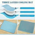 thumbnail image 3 of Dog Cooling Mat Pet Cooling Pad Pet Cats Cooling Blanket Summer Keep Pets Cool Comfort For Cats And Dogs -gsl, 3 of 5