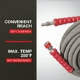thumbnail image 3 of NorthStar Hot Water Nonmarking Pressure Washer Hose, 6000 PSI, 50ft. x 3/8in., 3 of 3