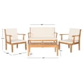 thumbnail image 5 of Safavieh Del Mar Outdoor Contemporary 4 Piece Living Set with Cushion, 5 of 7